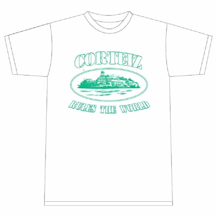 Corteiz Alcatraz T-shirt White Corteiz Alcatraz T-shirt White