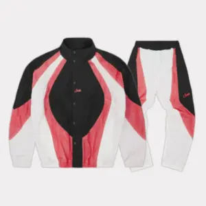 Corteiz Vertigo Shuku Black Red Tracksuit
