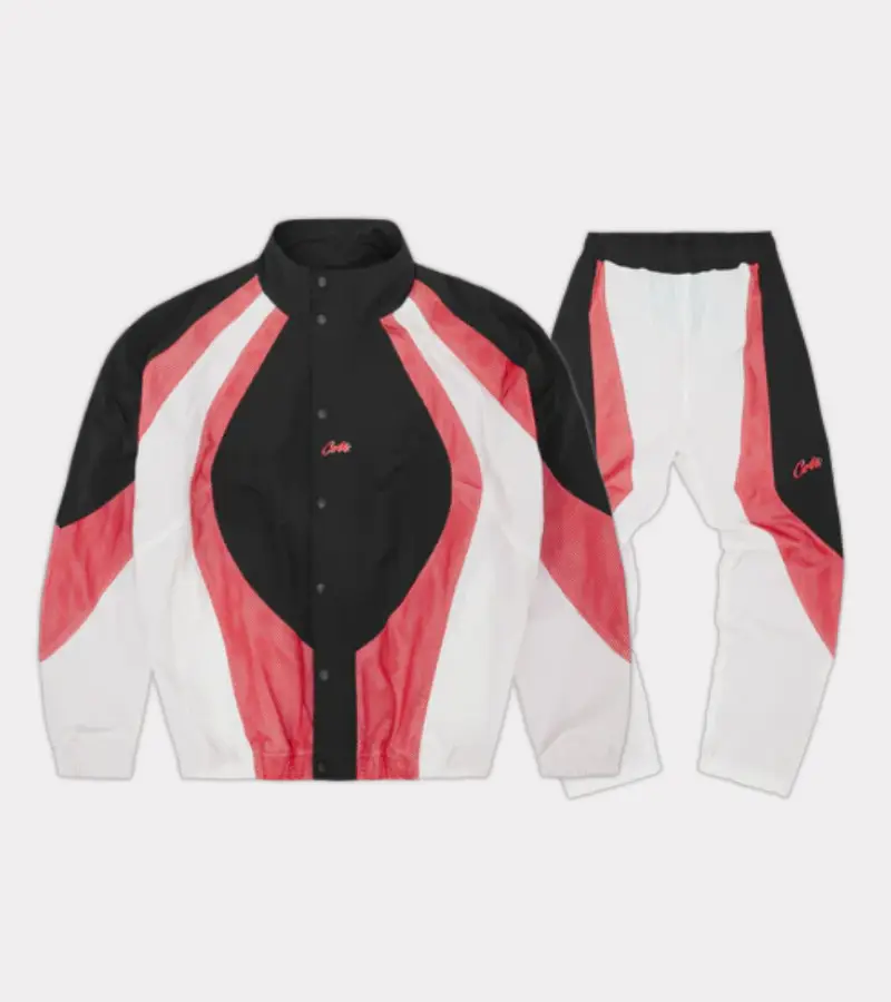 Corteiz Vertigo Shuku Black Red Tracksuit Corteiz Vertigo Shuku Black Red Tracksuit